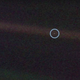 The “Pale Blue Dot” images of Earth, taken in 1990, were part of the first ever “portrait” of the solar system taken by Voyager 1. At the time, they broke distance records.